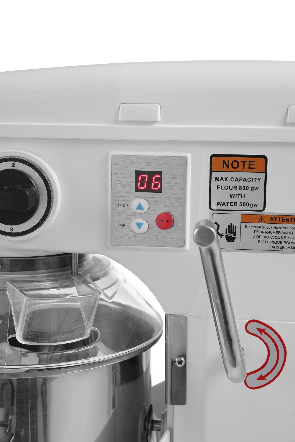 Фото Миксер планетарный настольный Hendi Kitchen Line 222829,7 л 3
