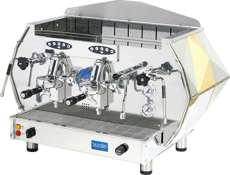 Кофемашина рожковая Pavoni DIA2SV золотой