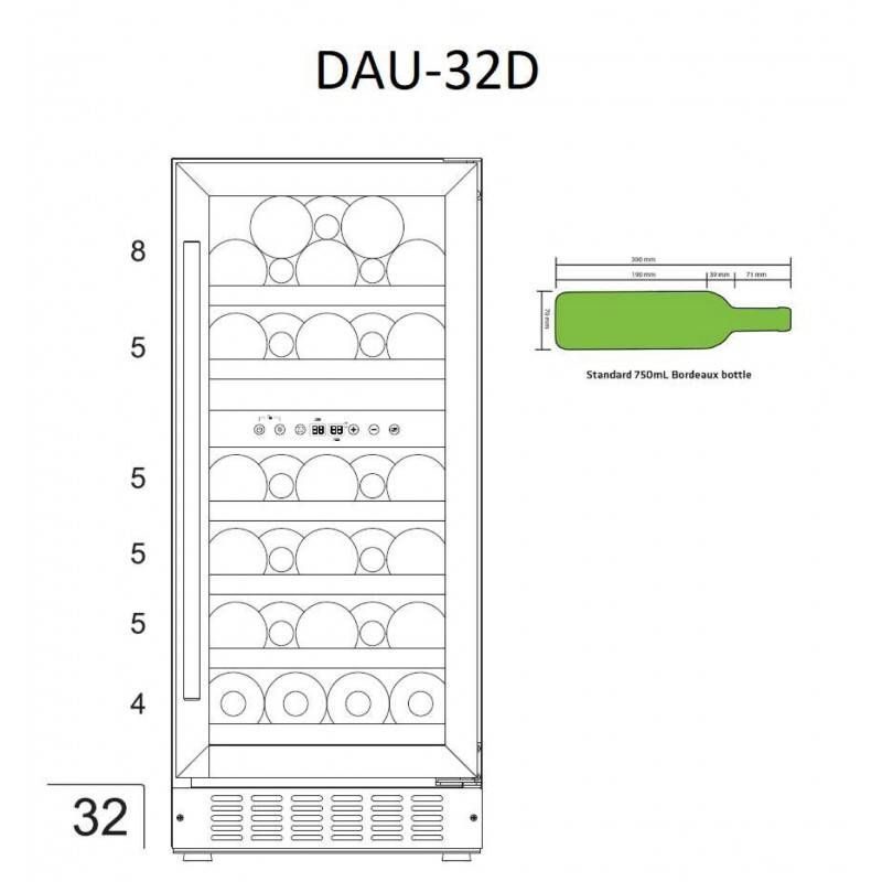 Фото Шкаф винный Dunavox DAU-32.78DB 3