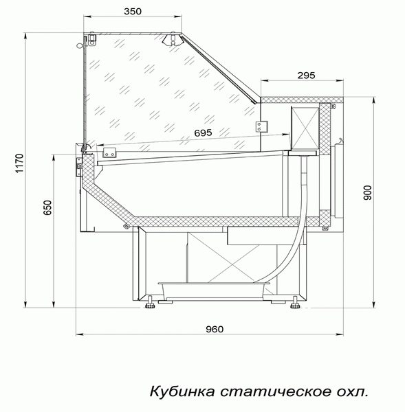 Фото Витрина холодильная ПРЕМЬЕР Кубинка-1,3 ( + 1… + 7) 1