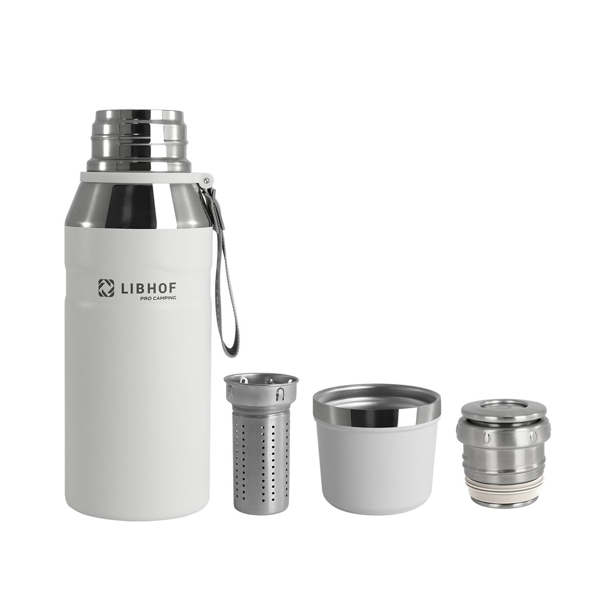 Фото Термос бытовой Libhof TM-1000 Arctic white 1,0 л — арт. libtm1000w 13