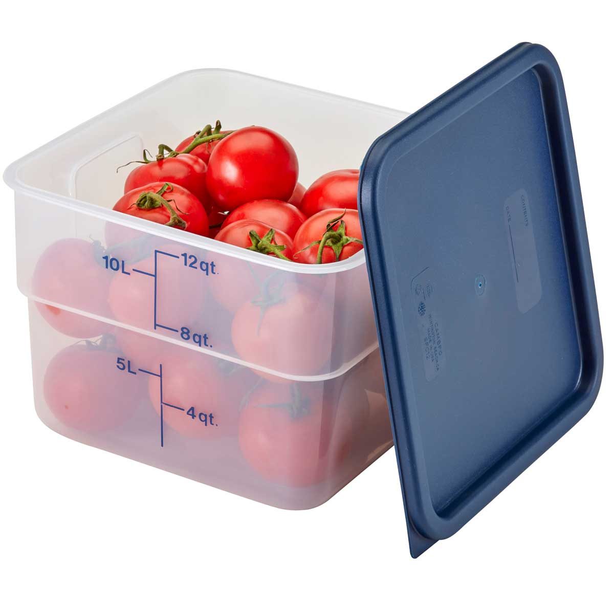 Фото Контейнер для хранения продуктов Cambro 256х310x210 мм, 11,4 л, со шкалой — арт. 12SFSPP 190 1