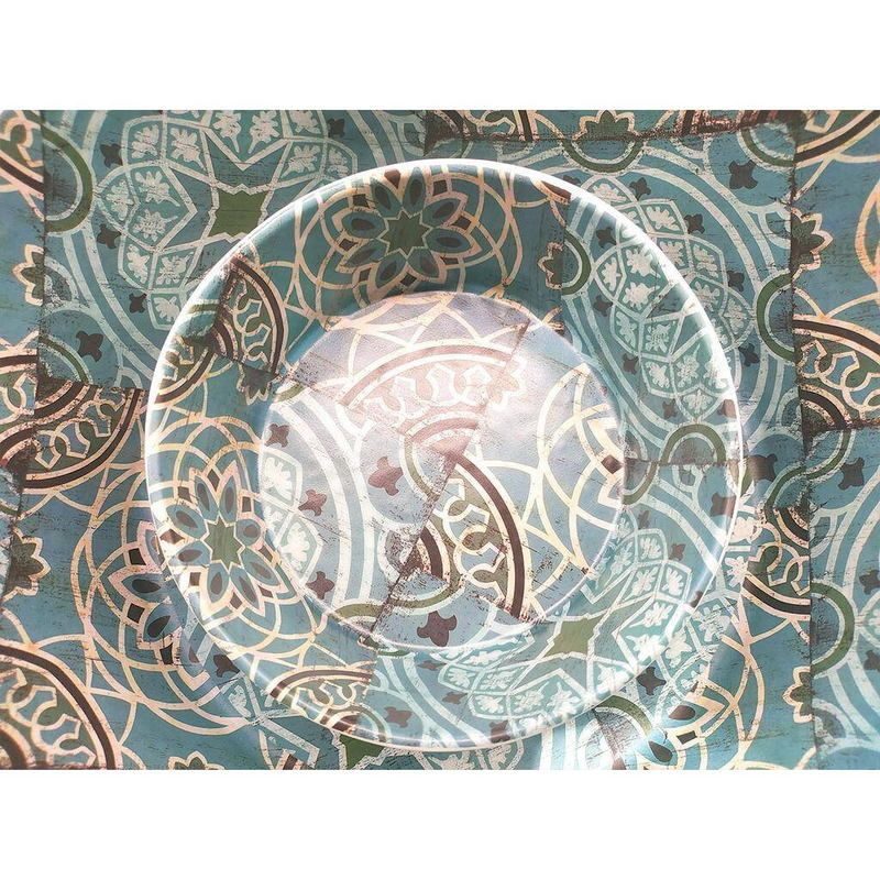 Фото Соусник P.L. Proff Cuisine Damask Blue 175 мл, D 123 мм, H 26 мм — арт. JW35105-TAI 6