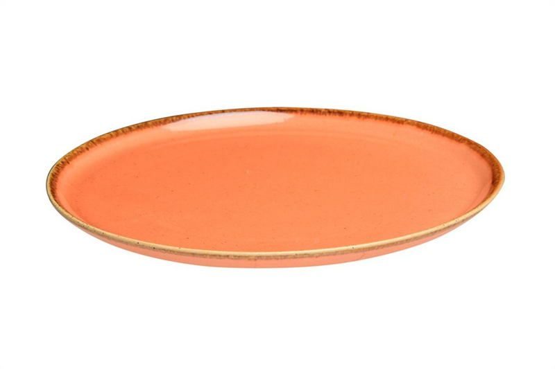 Фото Тарелка для пиццы Porland Seasons Orange 28 см 162928 — арт. 162928 оранжевый 1