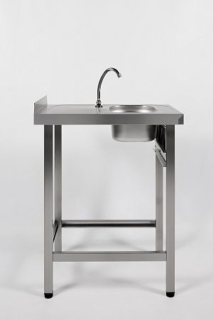 Фото Рукомойник металлический RESTOINOX напольный — арт. РНОКХГ-40/70-Б 3