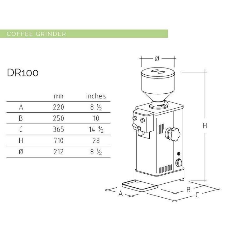 Фото Кофемолка Mazzer DR100 for Grocery 3