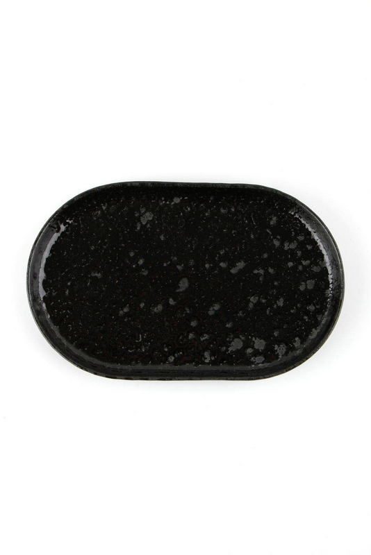 Тарелка овальная 18см Black Moss 11CP18 BLACK MOSS