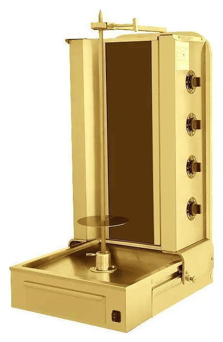 Гриль для шаурмы T-LUX KGD 4 GOLD нижний привод