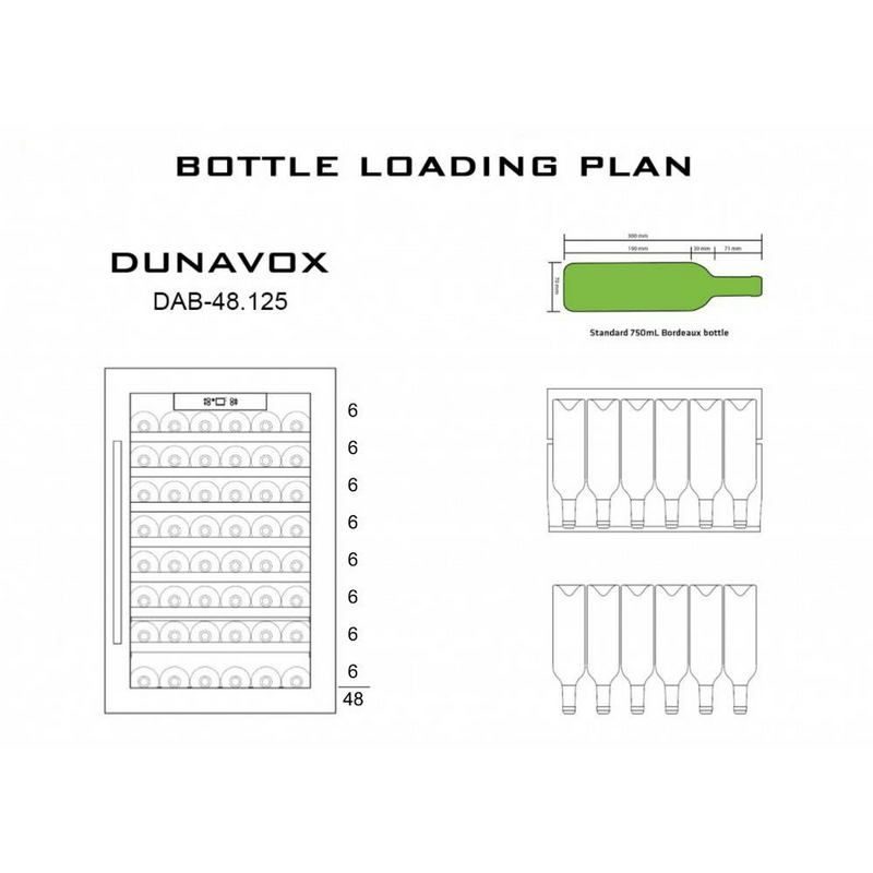 Фото Шкаф винный Dunavox DAB-48.125B 3