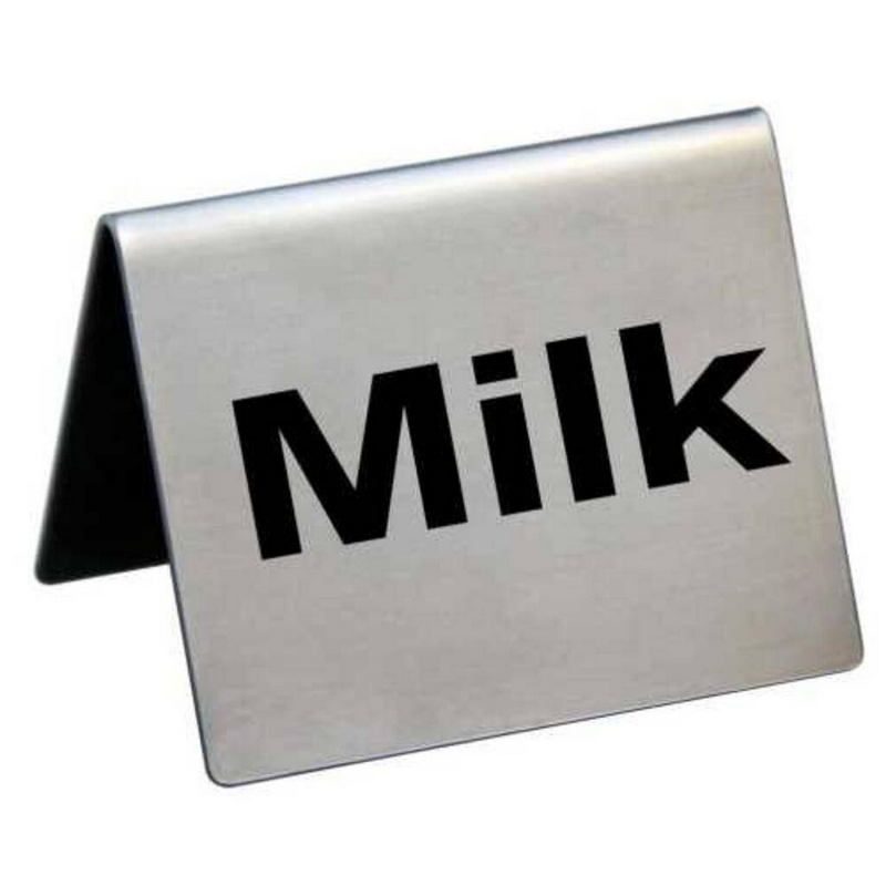 Табличка информационная P.L. Milk L 50 мм, B 40 мм