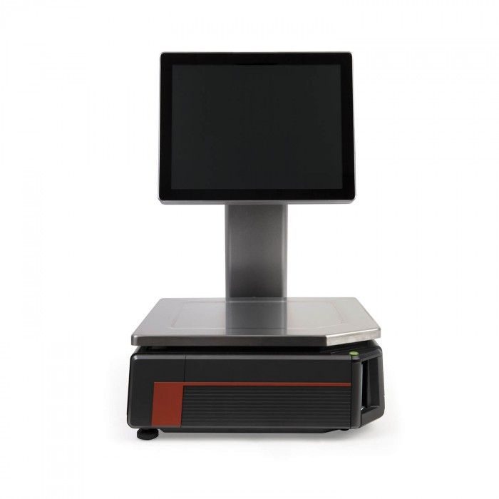 Фото Весы торговые с печатью этикеток MERTECH M-ER 727PM-32,5 (VISION-AI, 15", USB, Ethernet, Wi-Fi) 1