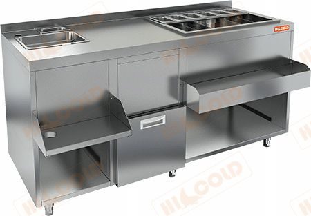 Станция барная HICOLD НБМКС-16/7БПК (без ящиков)