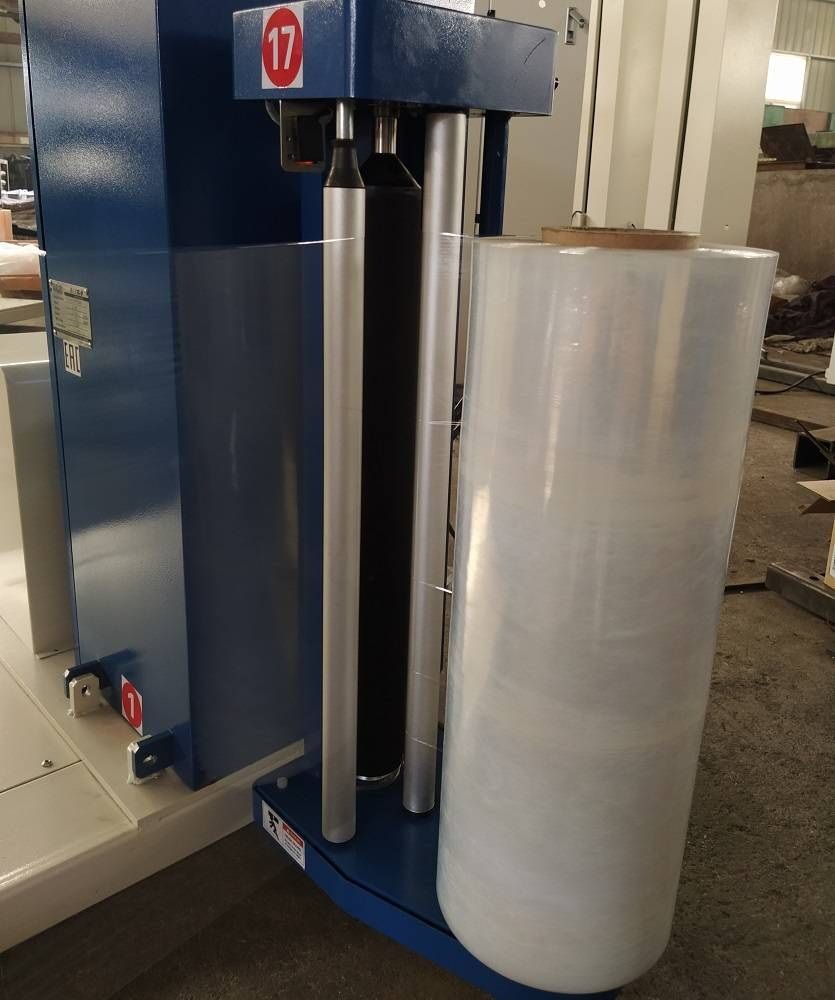 Фото Паллетоупаковщик Hualian Machinery HL-1650Е с механическим натяжением 4