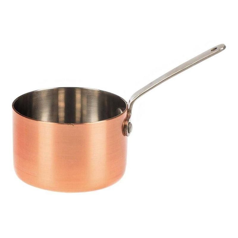 Фото Соусник с ручкой 150 мл d7 см нерж. с медным напылением P.L. Proff Cuisine — арт. SPM70C 1