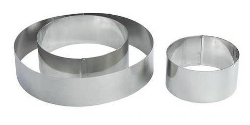 Фото Форма кондитерская MGSteel Круг d6 см. h4,5 см. нерж. — арт. CRR7 1