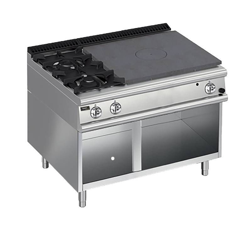 Плита газовая Apach Chef Line LRSTG127R2SXOS