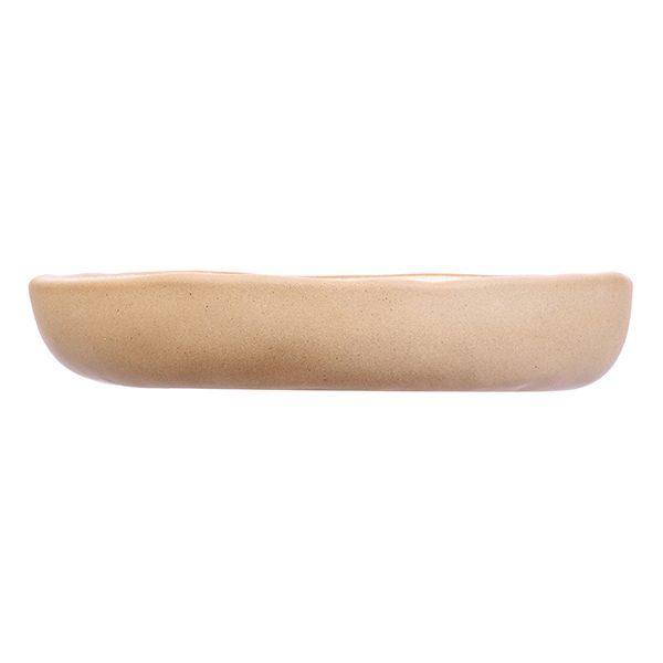 Фото Тарелка Kunstwerk Grasp D 190 мм, H 40 мм, бежевая — арт. 20734/beige 2