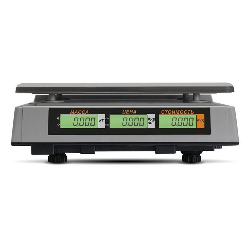 Фото Весы торговые MERTECH M-ER 327 AC-32.5 "Ceed" LCD Белые (по 4 в коробке) 4