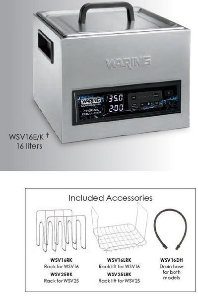 Аппарат Sous Vide WARING WSV16E