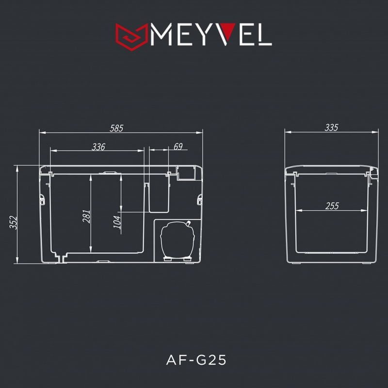 Фото Автохолодильник Meyvel AF-G25 12