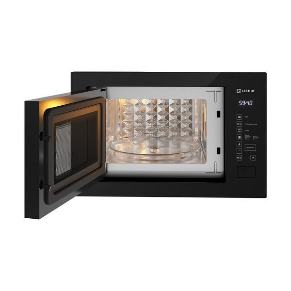 Фото Печь микроволновая встраиваемая Libhof MOS-3225 black — арт. libmos3225b 3