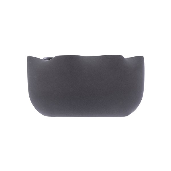 Фото Соусник Royal Charm Wave 150 мл, D 75 мм, H 38 мм, фарфор, черный — арт. 3041454 / ZH464-Y150/B 1