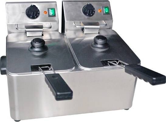 Фритюрница электрическая Convito HDF4 + 4: 4L + 4L