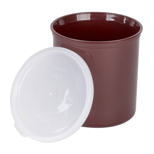 Фото Контейнер для хранения продуктов Cambro D 168 мм, 2,4 л, с крышкой, пластик — арт. CP27 195 1