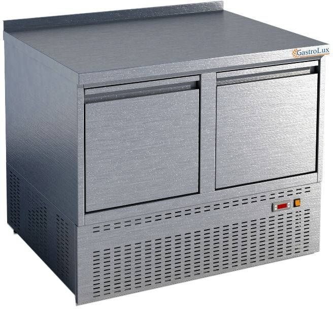 Стол холодильный Gastrolux СОН2Б-097/2Д/S с бортом