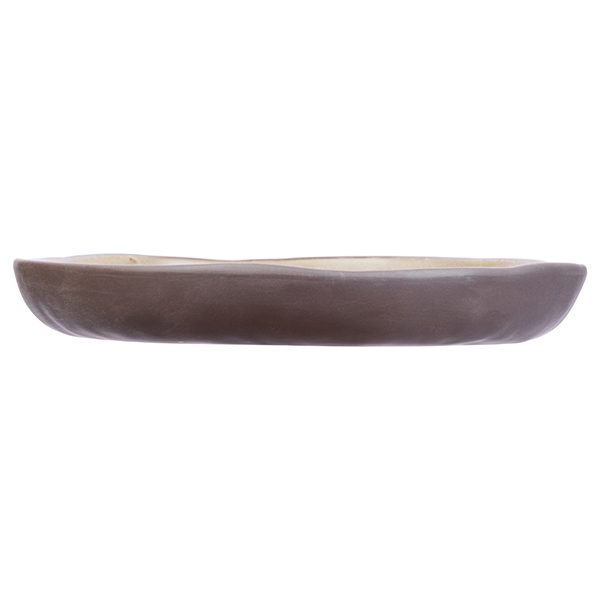 Фото Тарелка Kunstwerk Grasp D 230 мм, H 30 мм, коричневая — арт. 20723/brown 2