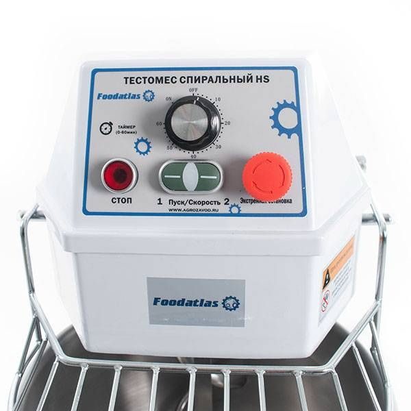 Фото Тестомес спиральный Foodatlas HS-20A Eco 220В — арт. УТ000007648 6