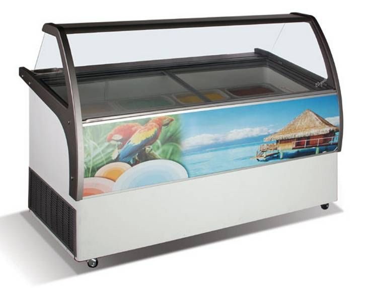Витрина для мороженого CRYSTAL Venus 56 Elegante