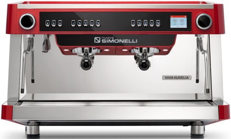 Фото Кофемашина рожковая автоматическая Nuova Simonelli NUOVA AURELIA Display + Double, red + PID + high 1