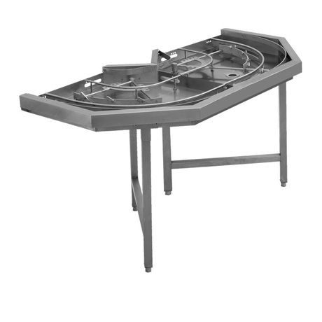Стол угловой левый Apach Chef Line L75660SX