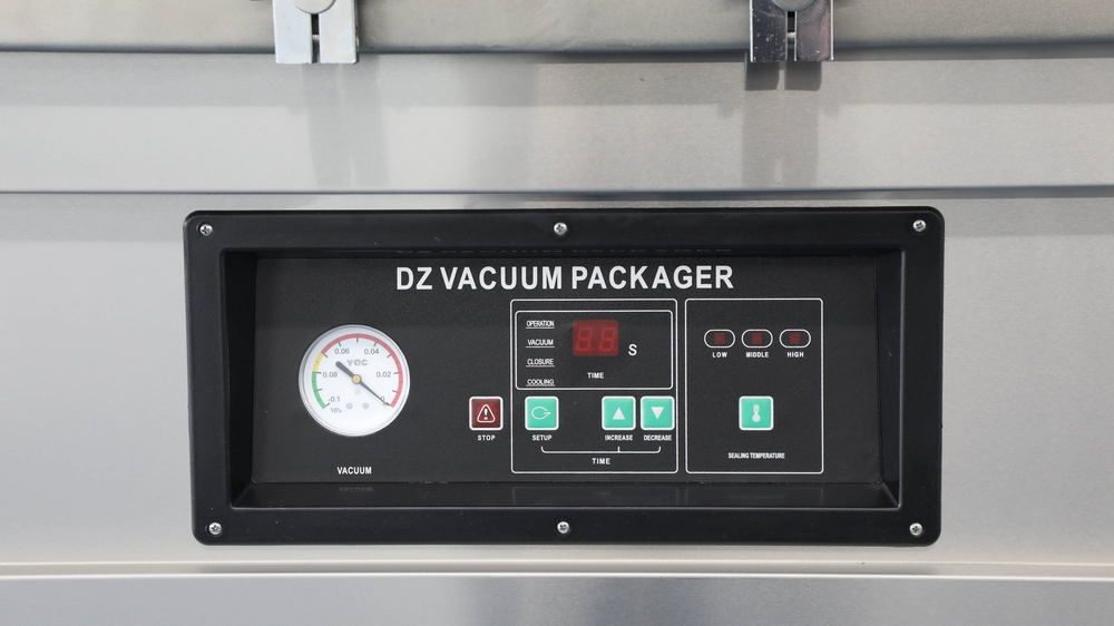 Фото Упаковщик двухкамерный Hualian Machinery DZ-400/2SB SS (нерж.) 11