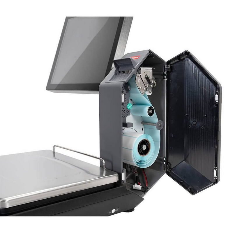 Фото Весы торговые с печатью этикеток MERTECH M-ER 725PM-15,2 (VISION-AI, 15", USB, Ethernet, Wi-Fi) 2