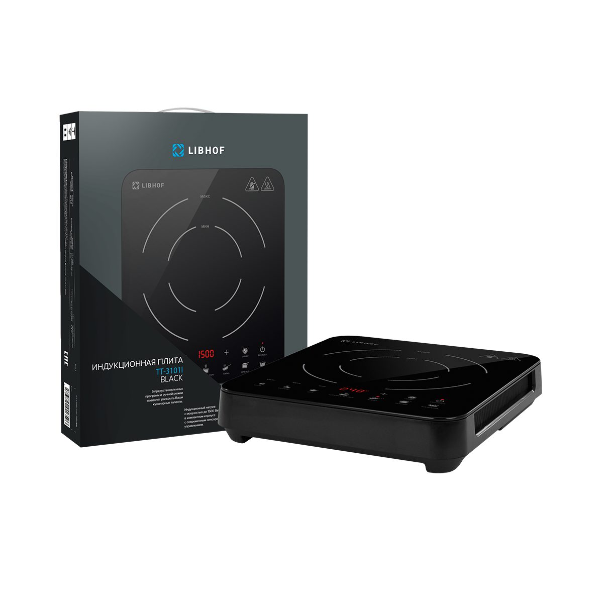 Фото Плита индукционная Libhof TT-3101I black — арт. libtt3101ib 8