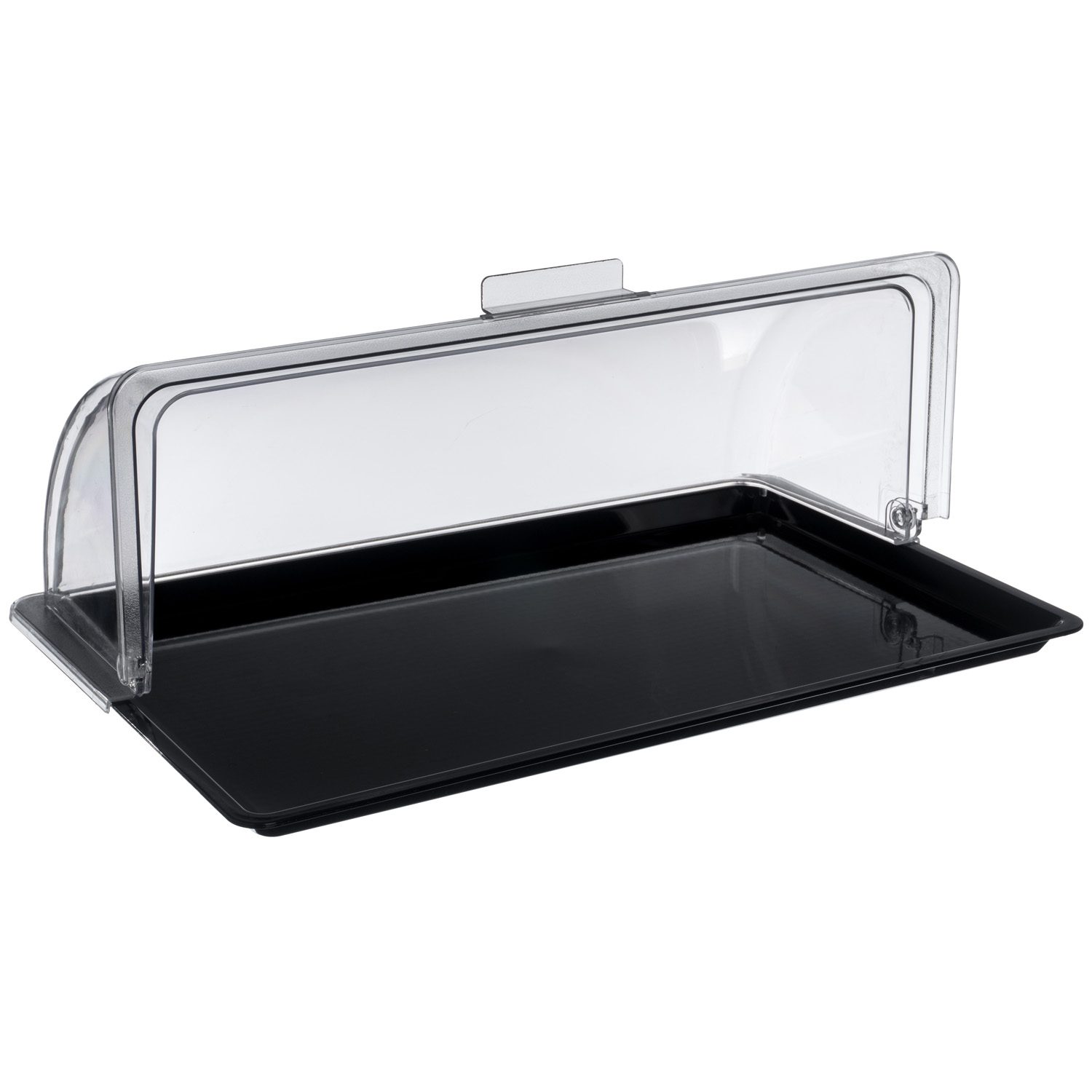 Фото Поднос сервировочный Gastroplast GN 1/1 530х325 мм, поликарбонат с крышкой Roll-Top артикул 79333 1