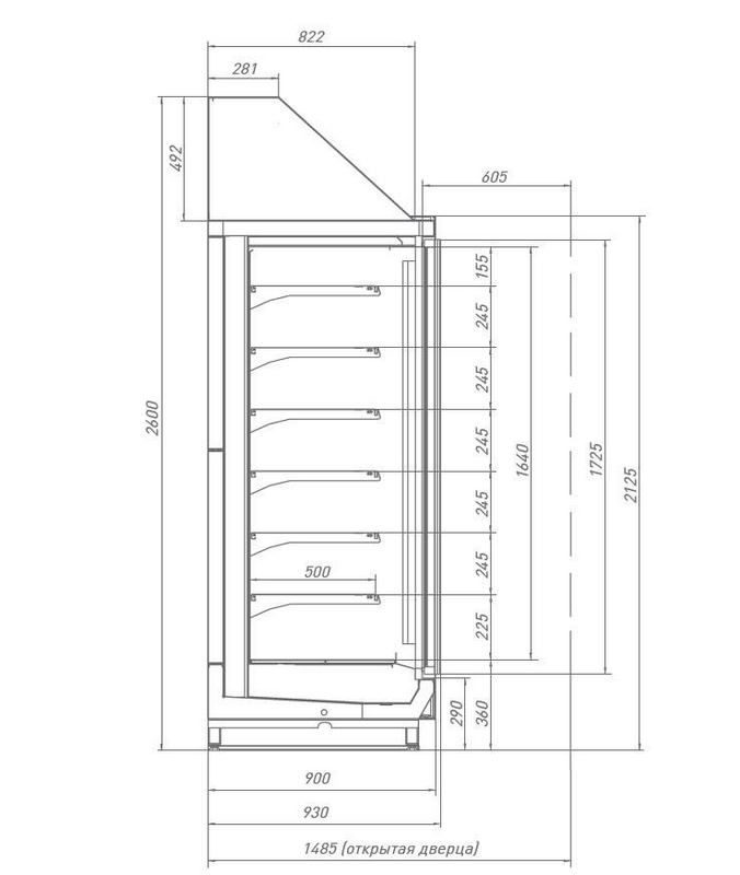 Фото Горка морозильная BrandFord Odissey Plug-In Top 125 — арт. ГХ640 5
