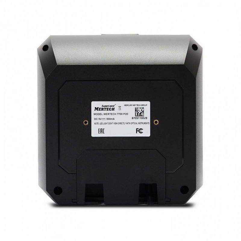 Фото Стационарный сканер штрих-кода MERTECH 7700 P2D USB, USB эмуляция RS232 black 3
