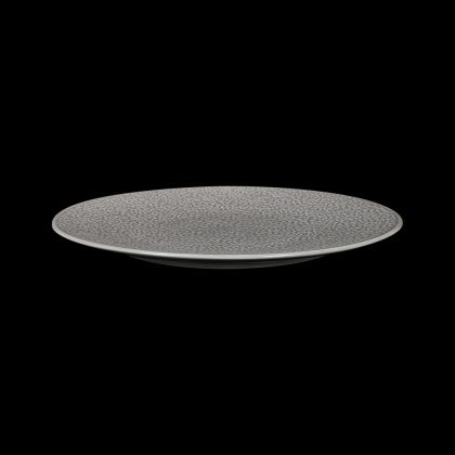 Фото Тарелка мелкая без бортов Corone Nori 13" D 330 мм, серый [LQ-QK15285-GRY] — арт. фк5601 1