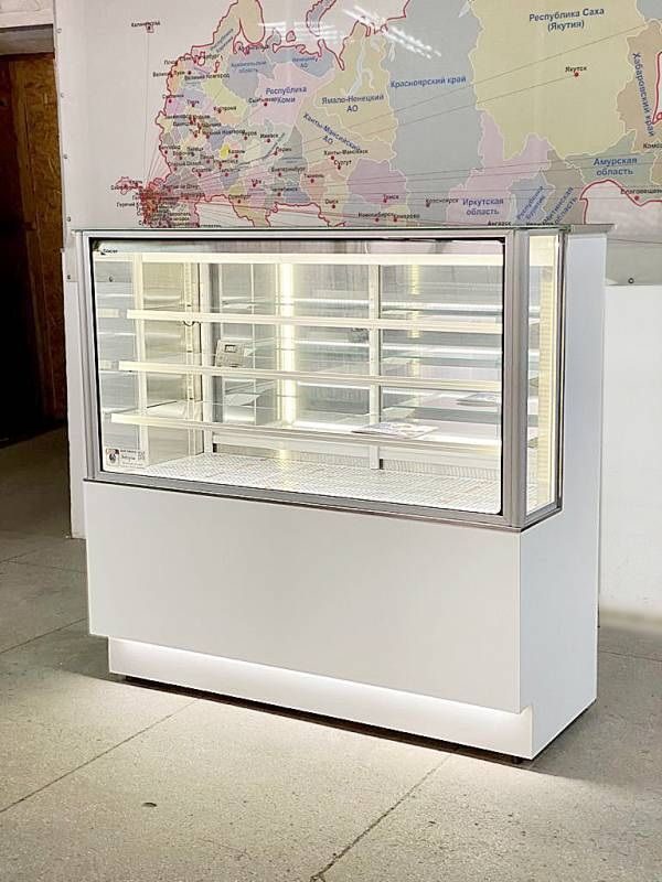 Витрина кондитерская GLACIER 1, 4 с запасником