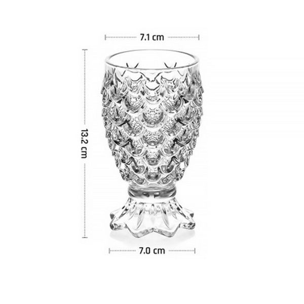 Фото Бокал для коктейля MGline Pineapple 200 мл, D 71 мм, H 132 мм артикул 78543 1
