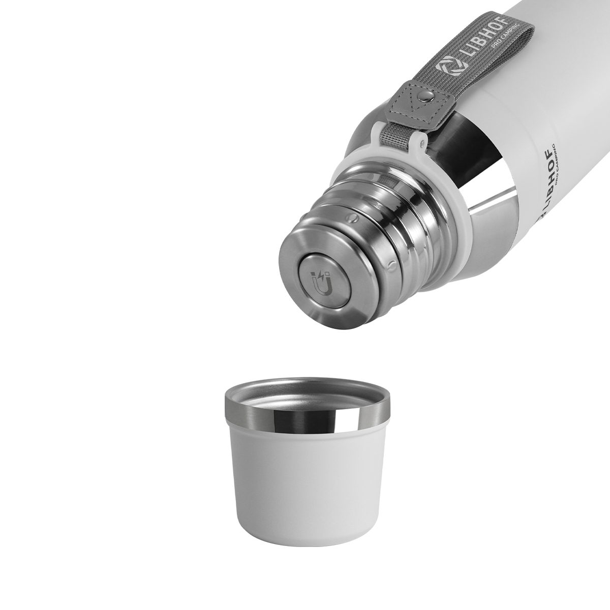 Фото Термос бытовой Libhof TM-1000 Arctic white 1,0 л — арт. libtm1000w 12
