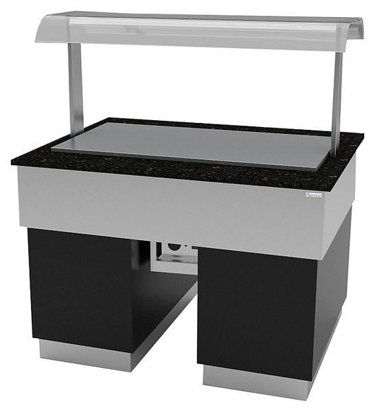 Прилавок с тепловой Gastrolux ТМ-1610/ПН/SI