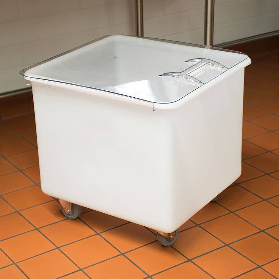 Фото Контейнер для сыпучих продуктов Cambro передвижной белый — арт. IB32 148 1