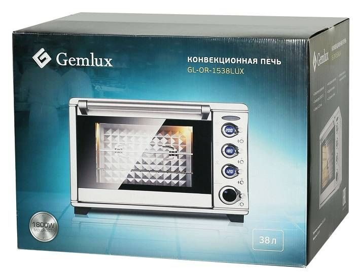 Фото Мини-печь Gemlux GL-OR-1538LUX — арт. eqv00025404 9