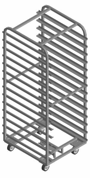 RESTOINOX MIWE Roll-in 14 уровней Тележка