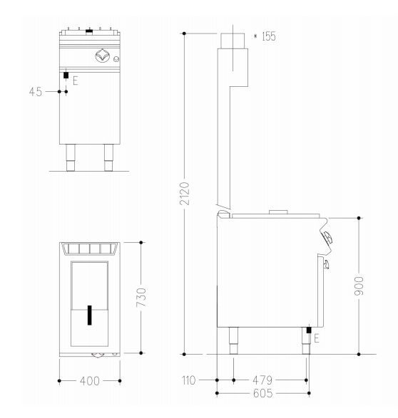 Фото Фритюрница электрическая Mareno NF74E15 1