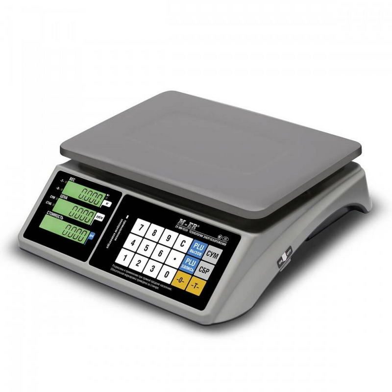 Весы MERTECH M-er 328 ac-15.2 TOUCH-M LCD Белый
